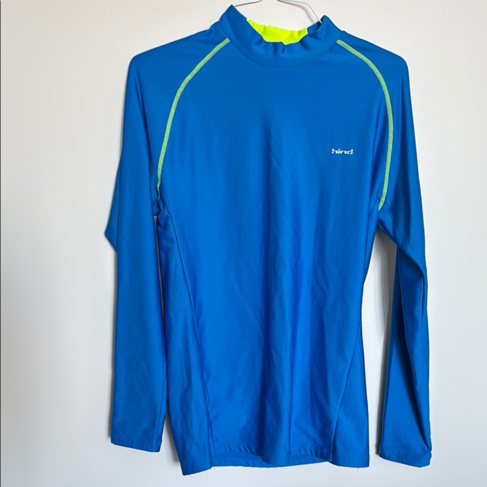 Hind Men's Blue Fleece lined Shirt size medium